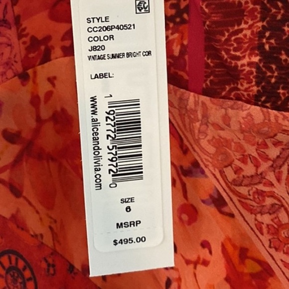 Alice and Olivia Harmony midi dress - Picture 15 of 16